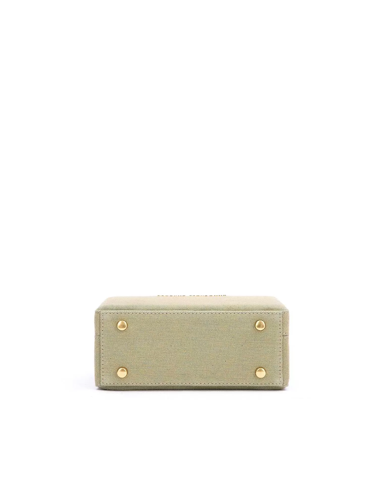 Top Handle Bags>Brandon Blackwood Kendrick Trunk Green Denim