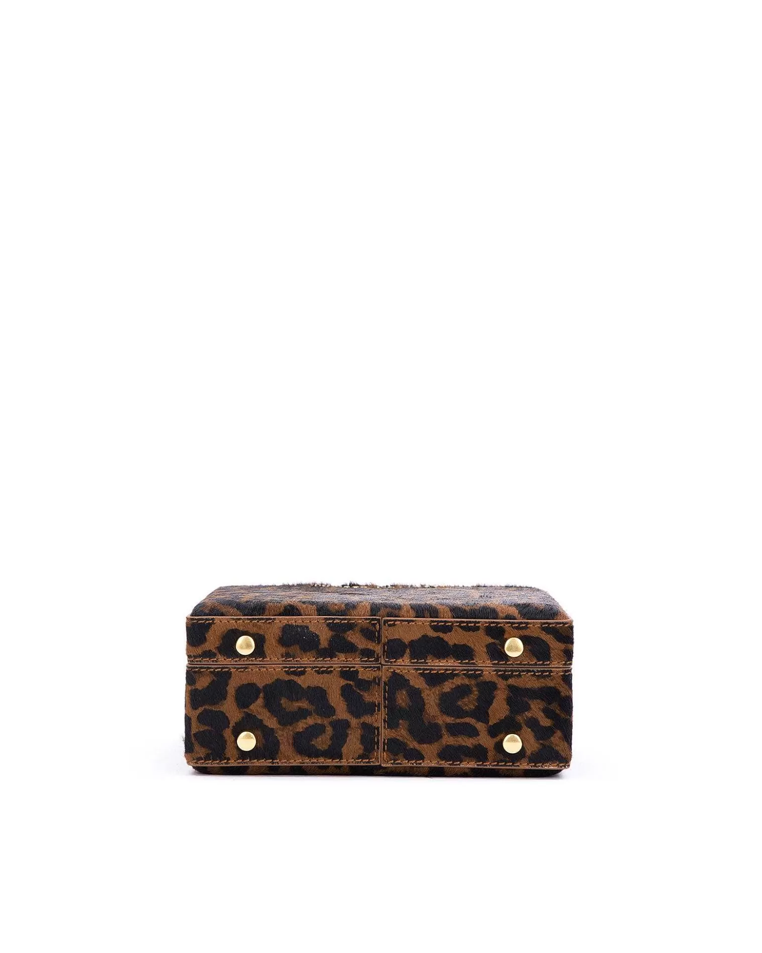 Top Handle Bags>Brandon Blackwood Kendrick Trunk Leopard Ponyhair